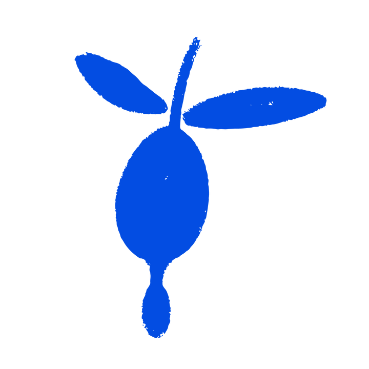 An olive icon, indicating that it is a natural and organic product.
