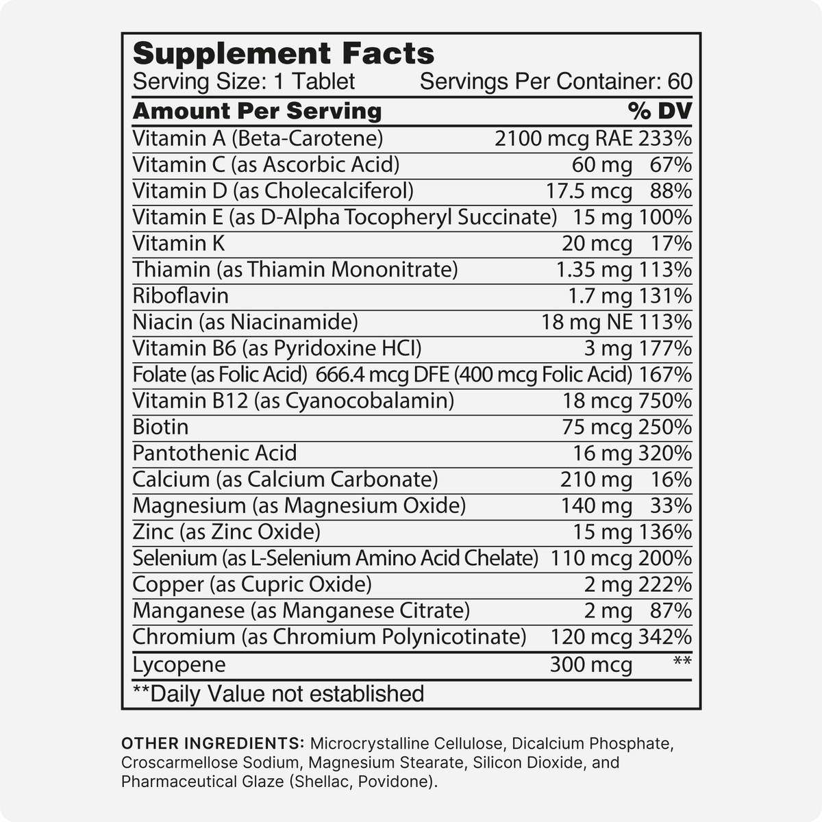 Complete Daily Multivitamin