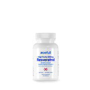 A picture of zoefull's high purity resveratol supplement.
