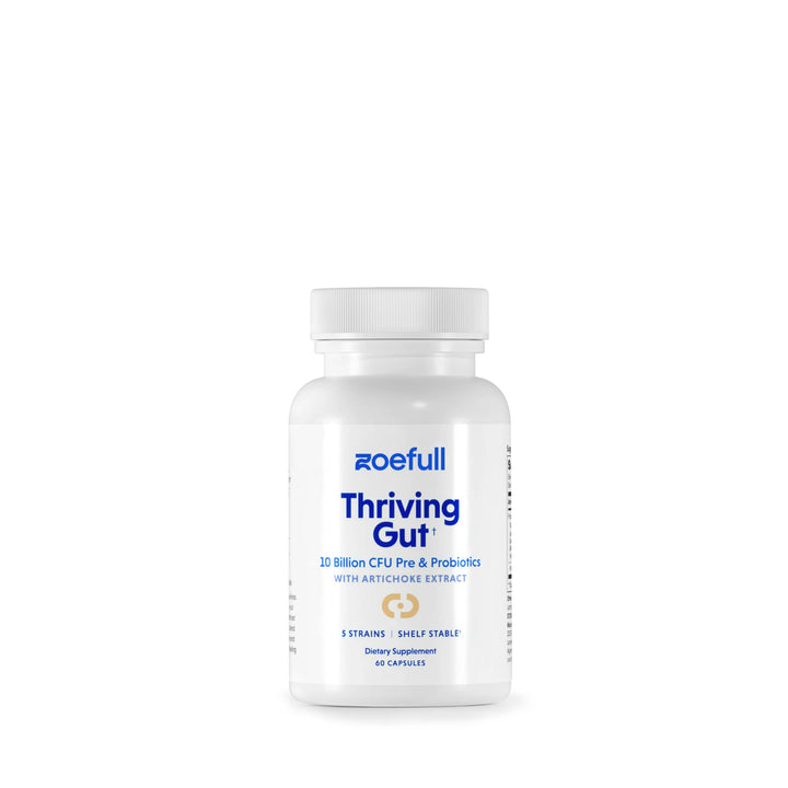 A picture of zoefull's thriving gut 2:1 pre and probiotic supplement.